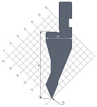 пуансон STP 008 45 R0.5 пуансон STP 008 45 R0.5