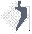 пуансон STP 047 75 R0.8 пуансон STP 047 75 R0.8