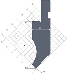 пуансон STP 016 90 R0.2 пуансон STP 016 90 R0.2