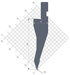 пуансон STP 1012 35 R0.8 пуансон STP 1012 35 R0.8