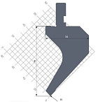 пуансон STP 462 90 R0.8 пуансон STP 462 90 R0.8