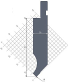 пуансон STP 017 90 R0.8 пуансон STP 017 90 R0.8