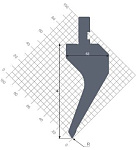 пуансон STP 454 60 R2 пуансон STP 454 60 R2