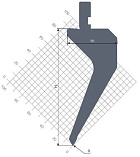 пуансон STP 455 60 R2 пуансон STP 455 60 R2