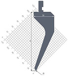 пуансон STP 457 60 R0.8 пуансон STP 457 60 R0.8
