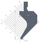 пуансон STP 463 90 R0.6 пуансон STP 463 90 R0.6