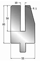Матрица для плющения STMB H85 V10 R1 Матрица для плющения STMB H85 V10 R1