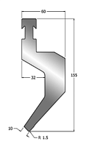 Пуансон STPB P4R 85 R1.5 Пуансон STPB P4R 85 R1.5